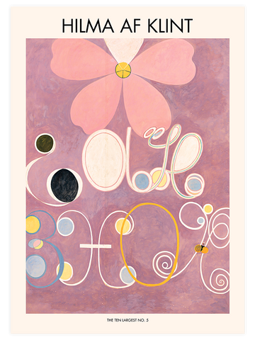 Hilma Af Klint Ten Largest - Poster Seti Duo