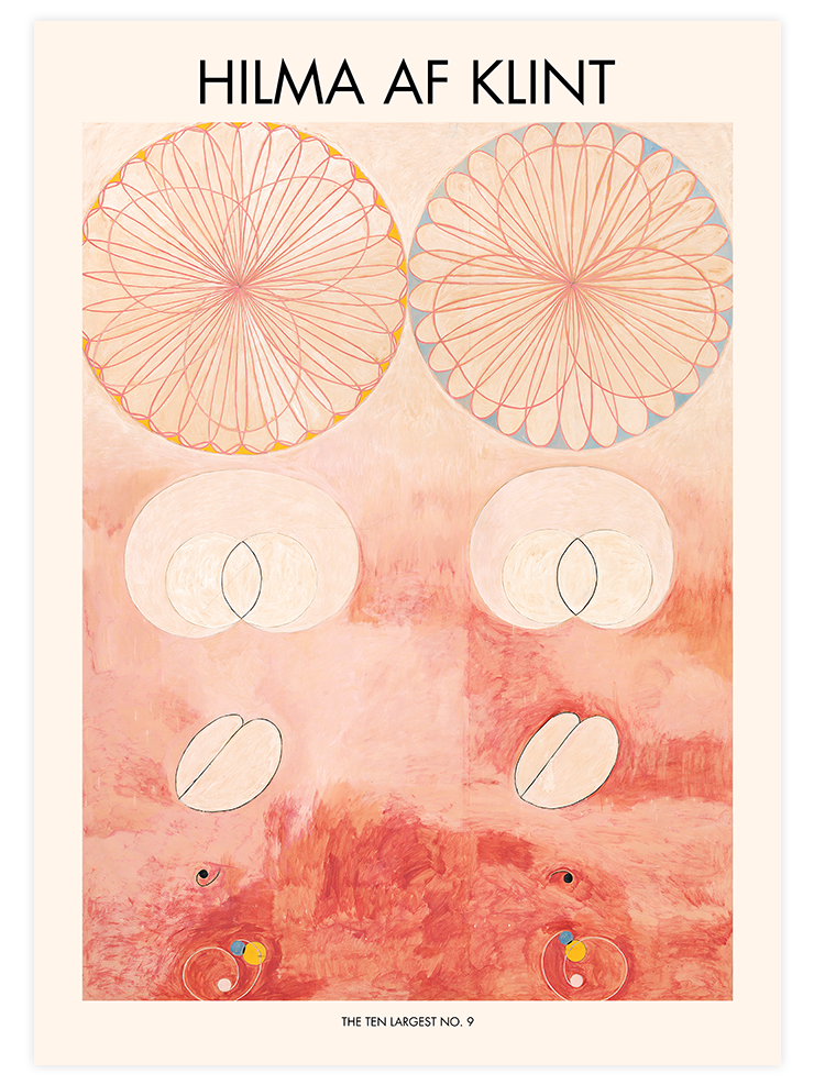 Hilma Af Klint The Ten Largest No.9 & 10 - Poster Seti Duo  Poster
