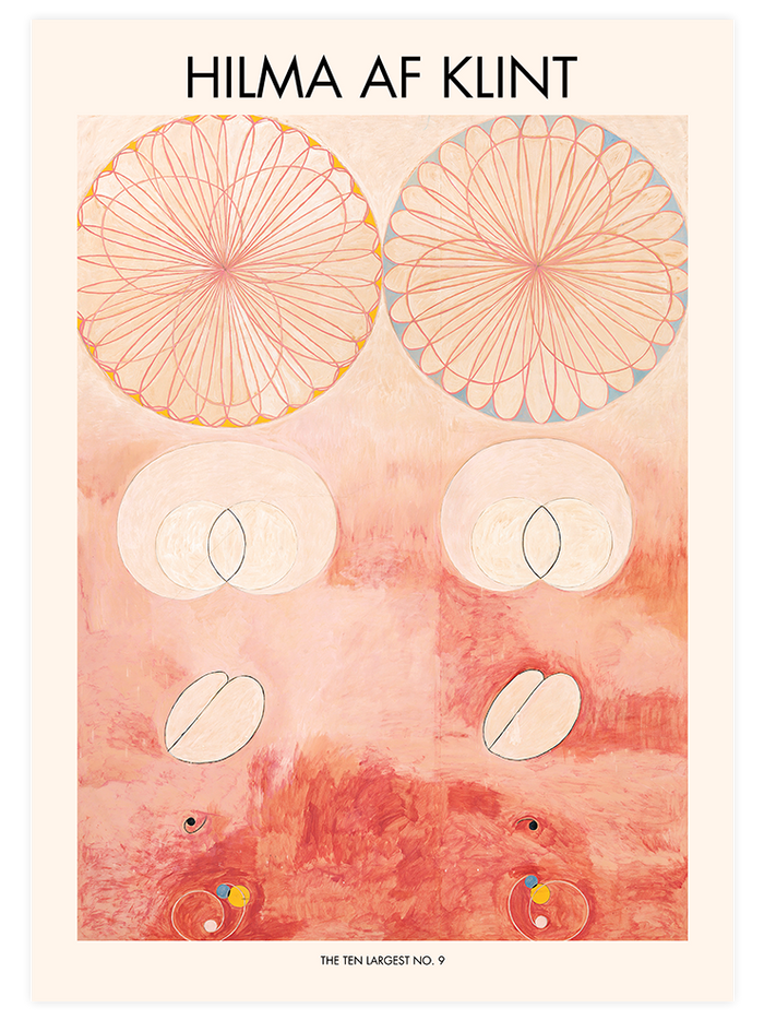 Hilma Af Klint The Ten Largest No.9 & 10 - Poster Seti Duo  Poster
