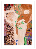 Klimt Friends (Water Serpants) - Art Print