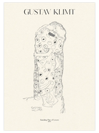 Klimt Standing Pair of Lovers - Art Print