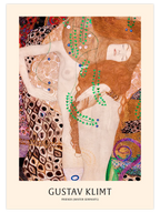 Klimt Arkadaşlar (Su Yılanları) - Art Print