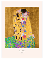 Gustav Klimt The Kiss - Art Print