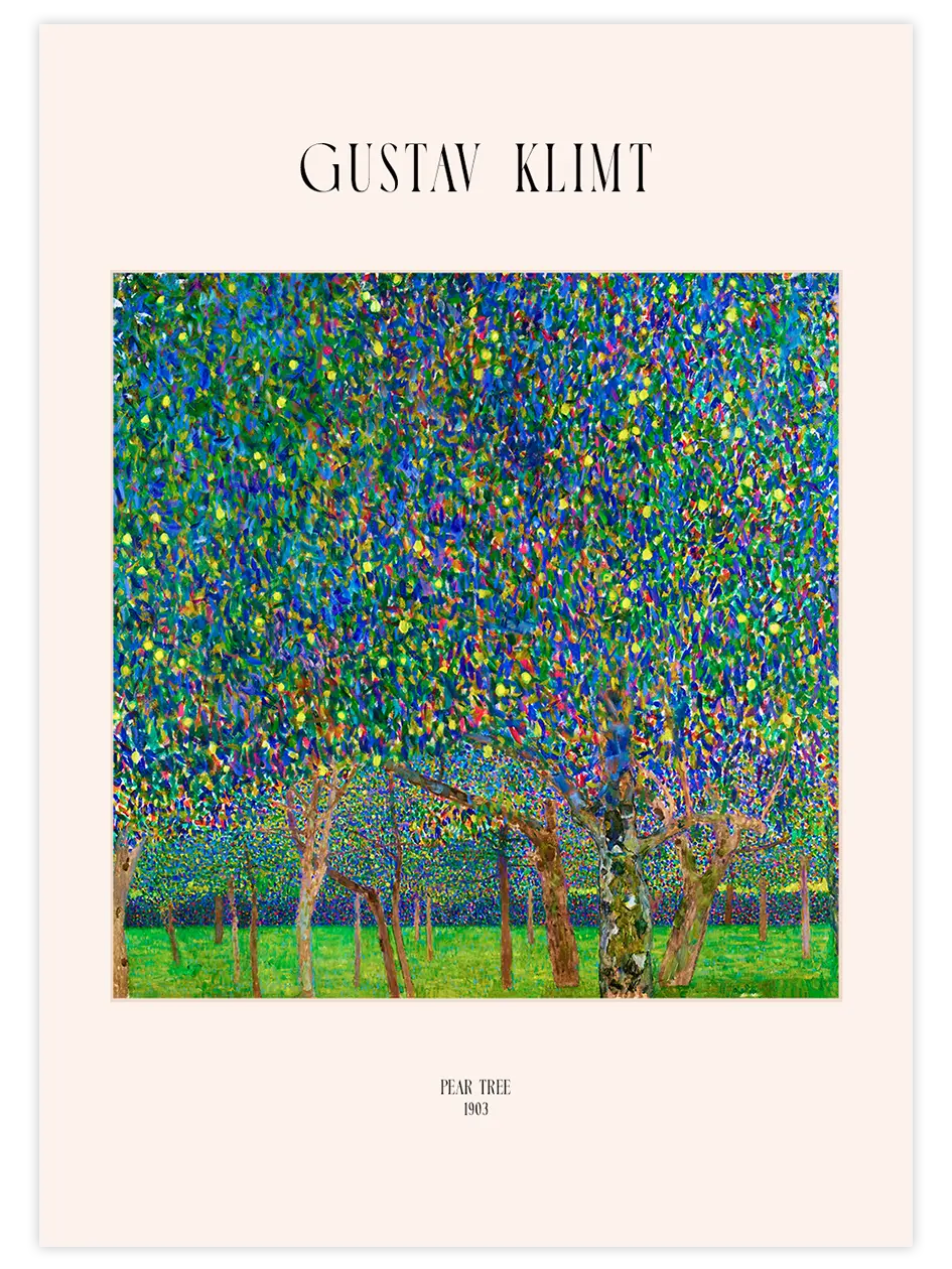 Klimt Pear Tree - Art Print
