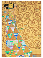 Klimt Beklenti - Art Print