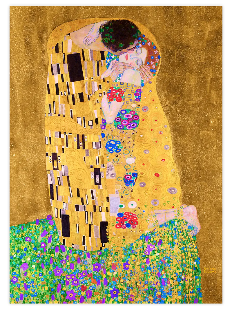 Klimt The Kiss - Art Print Ünlü Ressamlar Poster