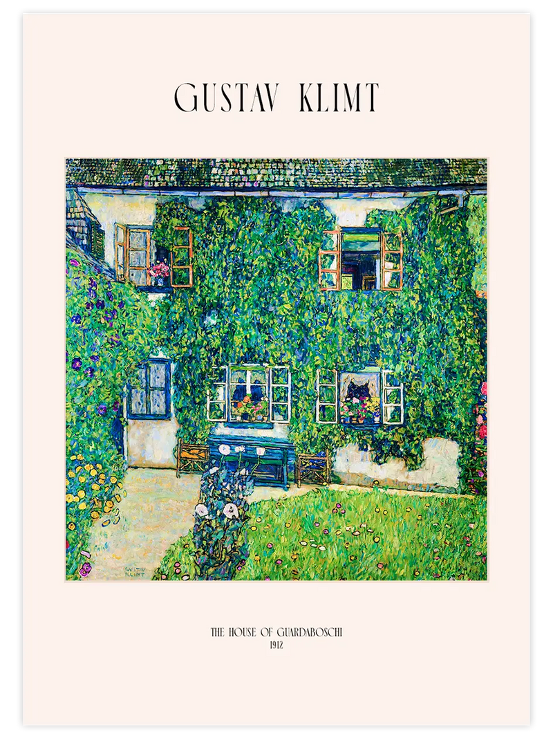 Klimt The House of Guardaboschi - Art Print Ünlü Ressamlar Poster