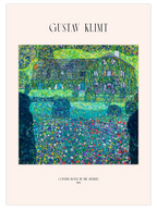 Klimt Country House by the Attersee - Art Print