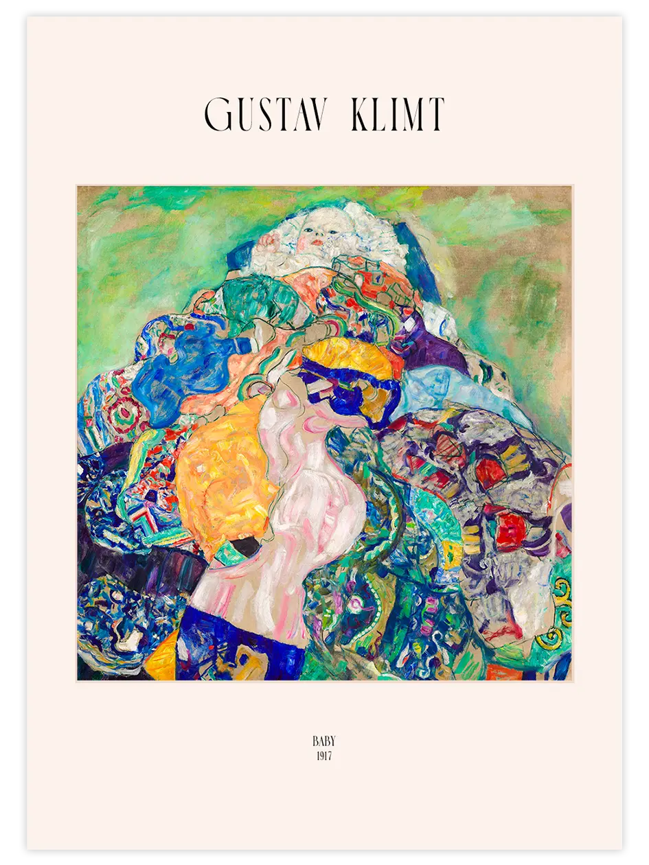 Klimt Baby - Art Print Ünlü Ressamlar Poster