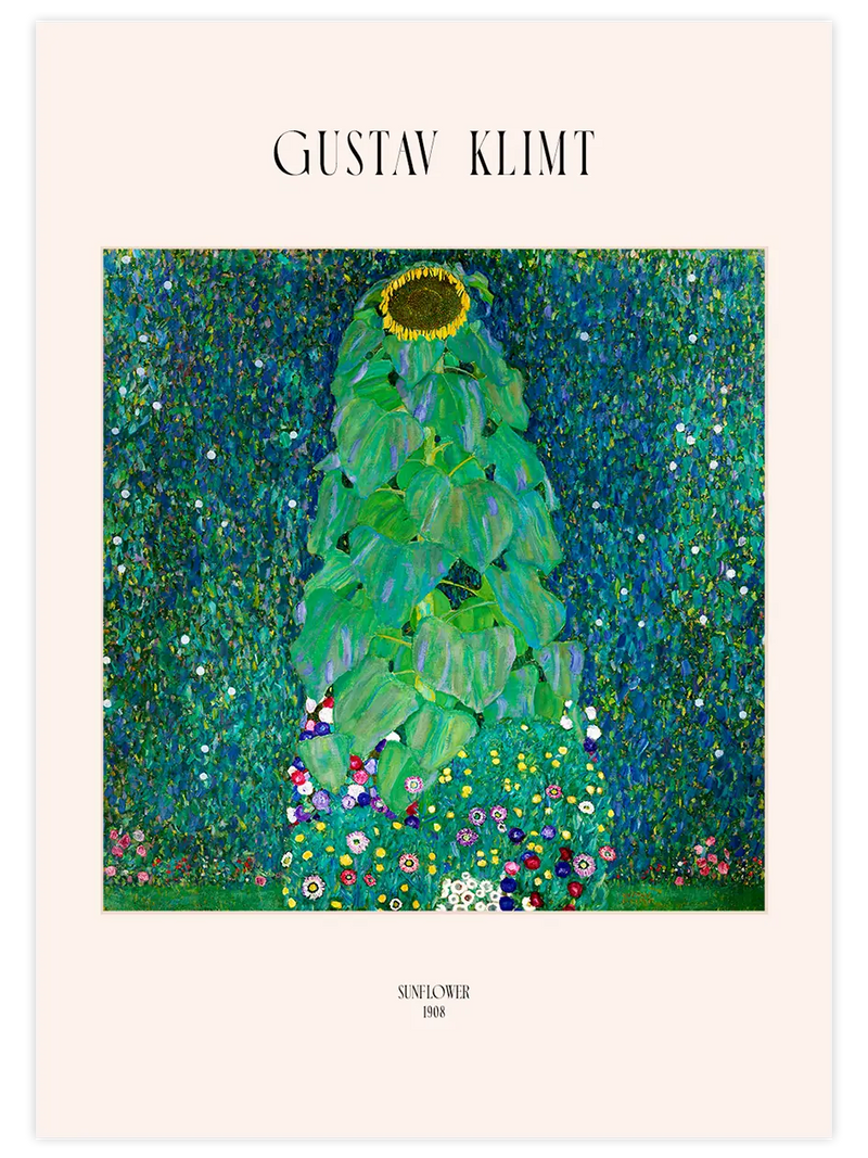 Gustav Klimt The Sunflower - Art Print Ünlü Ressamlar Poster
