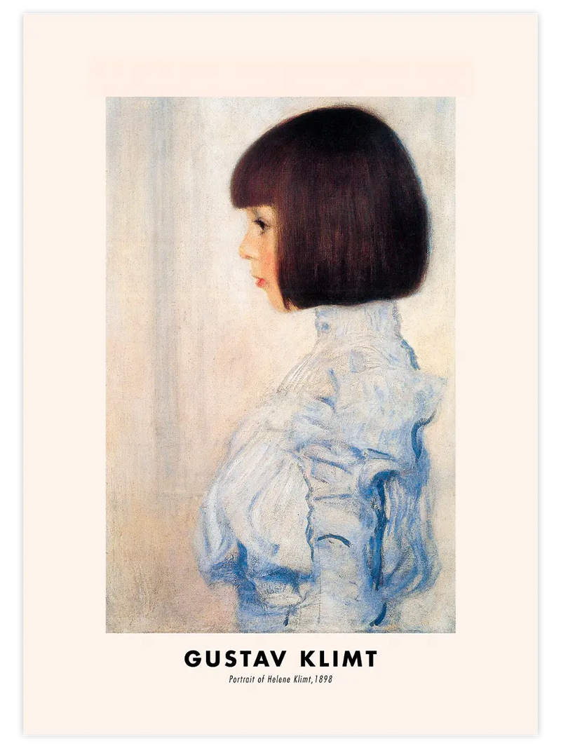 Gustav Klimt Portrait of Helene Klimt - Art Print Ünlü Ressamlar Poster