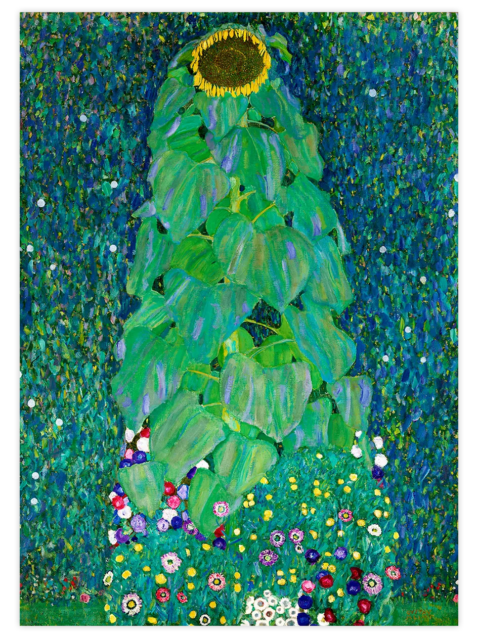 Gustav Klimt The Sunflower - Art Print Ünlü Ressamlar Poster