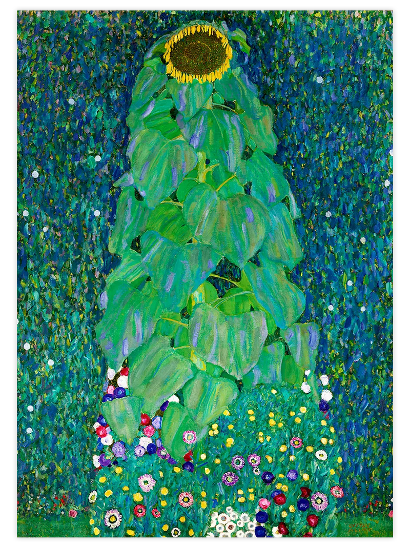 Gustav Klimt The Sunflower - Art Print Ünlü Ressamlar Poster