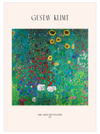 Klimt Farm Garden with Sunflowers - Art Print