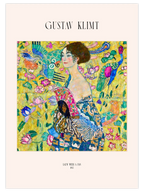 Gustav Klimt Woman With Fan - Art Print
