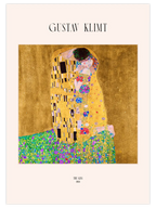 Gustav Klimt The Kiss - Art Print