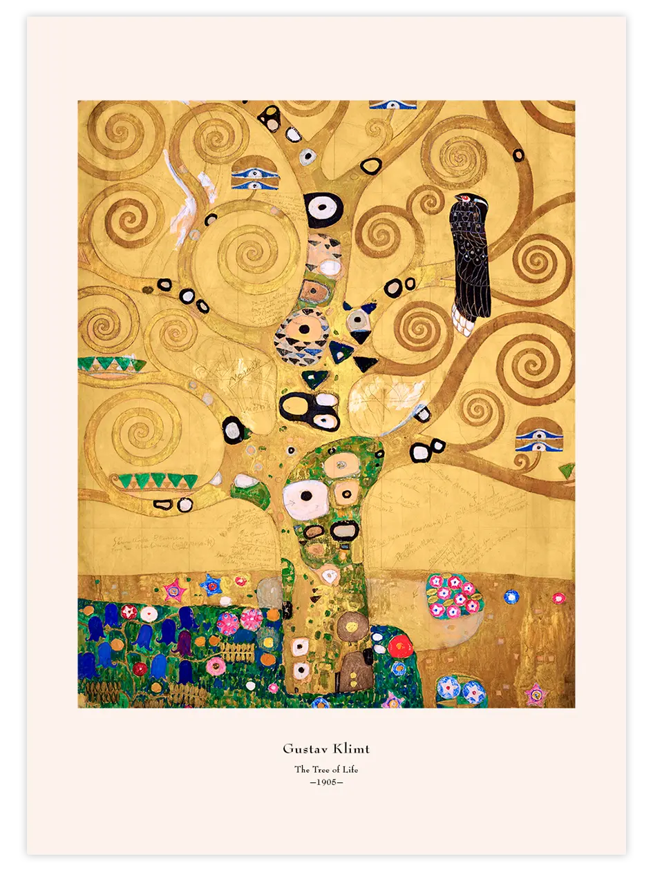 Klimt The Tree of Life - Art Print Ünlü Ressamlar Poster