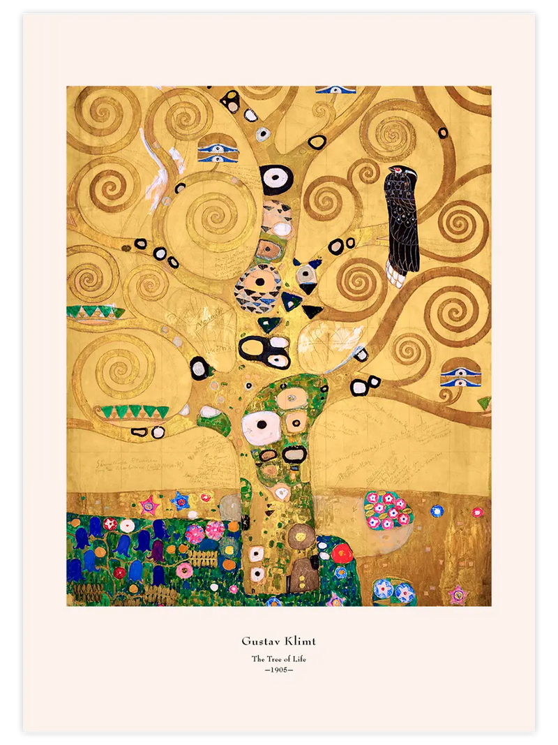 Klimt The Tree of Life - Art Print Ünlü Ressamlar Poster