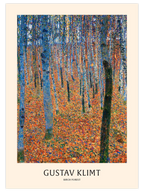 Gustav Klimt Birch Forest - Art Print