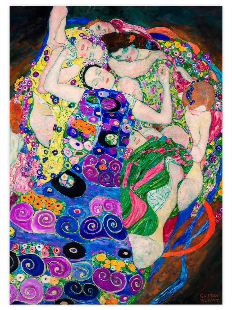 Gustav Klimt The Virgin - Art Print Ünlü Ressamlar Poster
