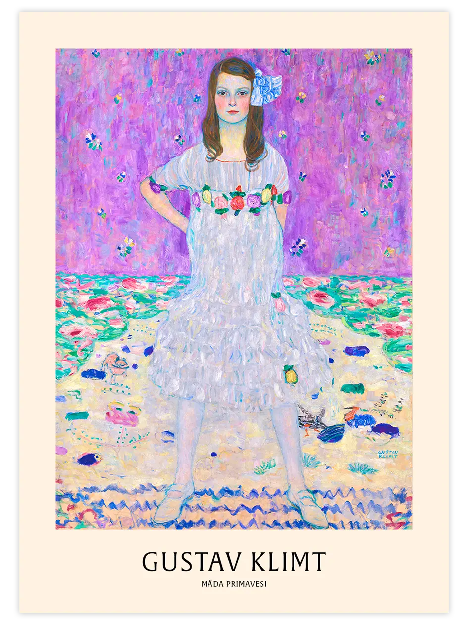 Gustav Klimt Mada Primavesi - Art Print