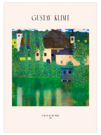 Klimt Schloss by the Water - Art Print