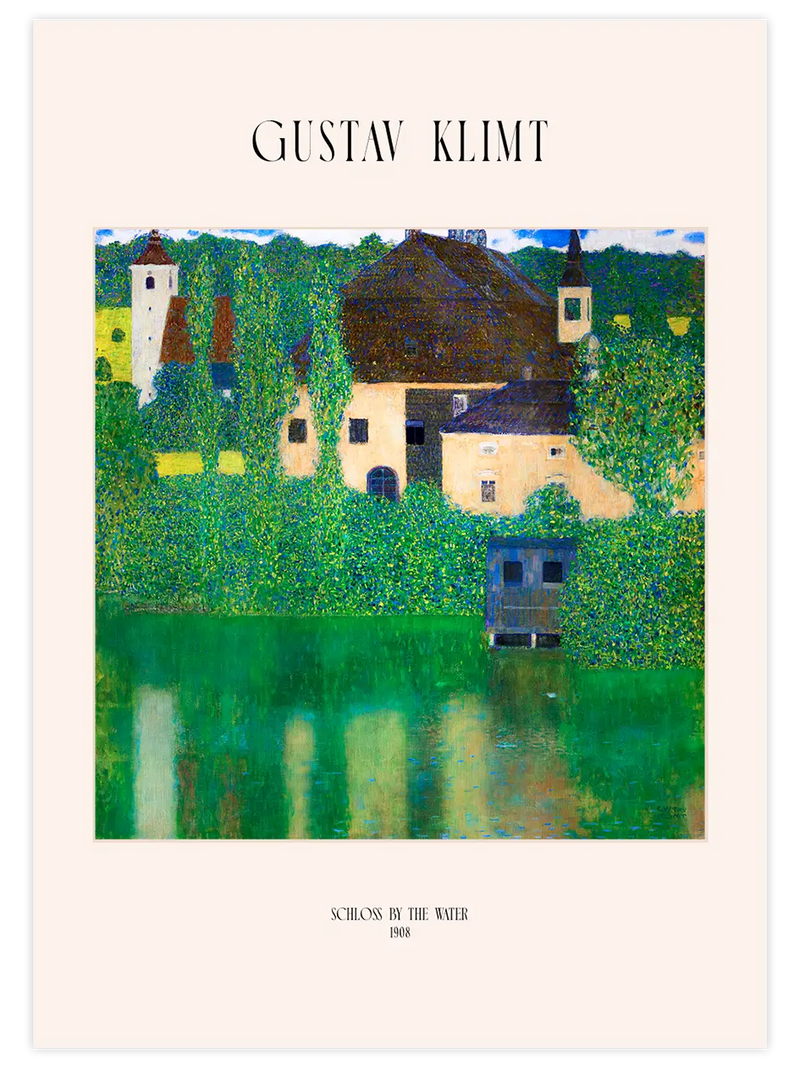 Klimt Schloss by the Water - Art Print Ünlü Ressamlar Poster