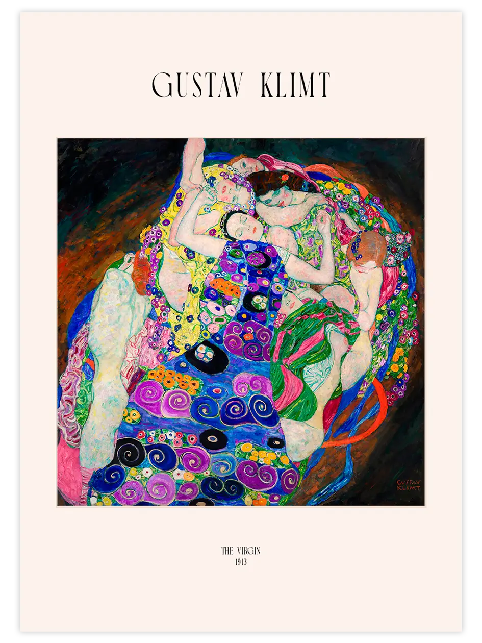 Gustav Klimt The Virgin - Art Print Ünlü Ressamlar Poster