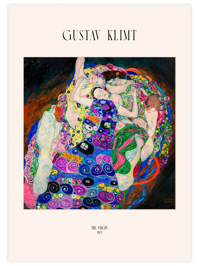 Gustav Klimt The Virgin - Art Print Ünlü Ressamlar Poster