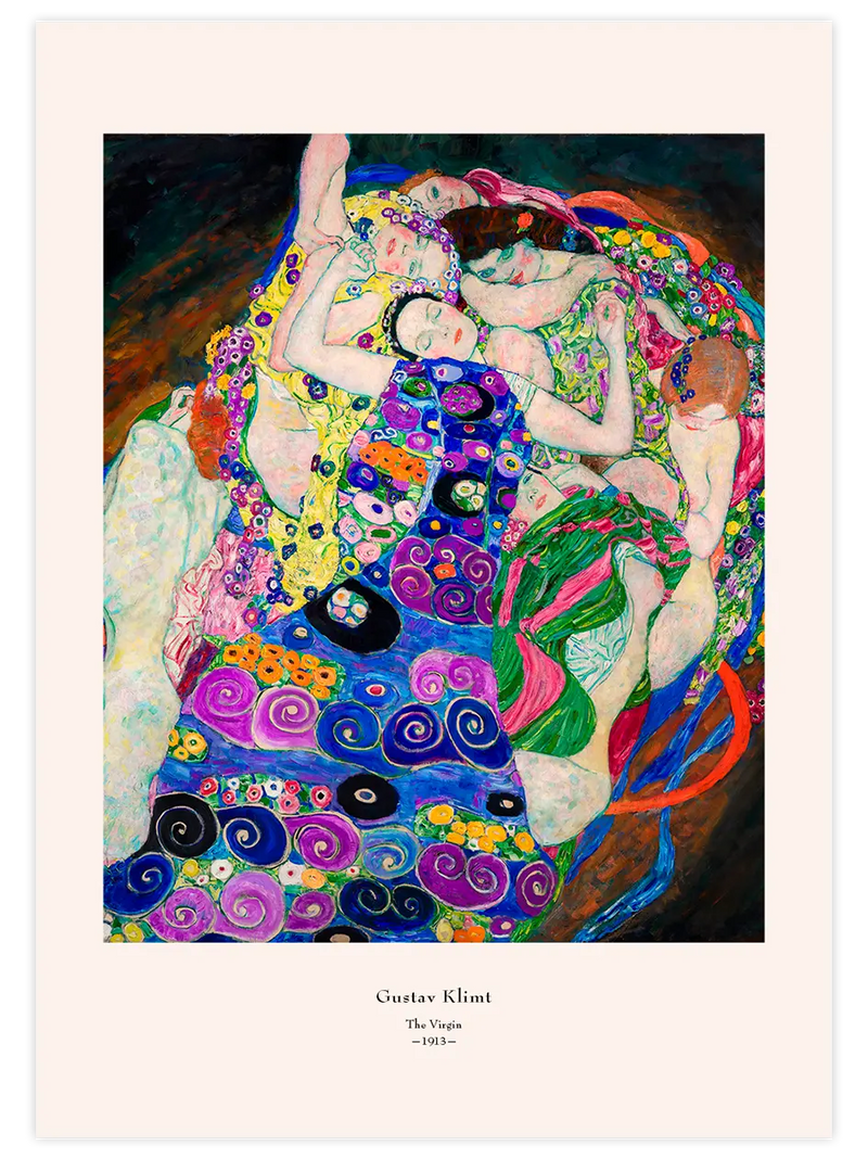 Gustav Klimt The Virgin - Art Print Ünlü Ressamlar Poster