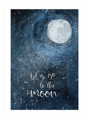 Let’s Go To The Moon - Poster Seti Duo