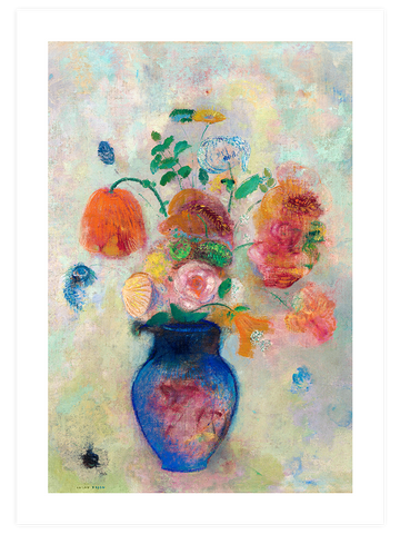 Odilon Redon Vase Of Flowers - Poster Seti Duo