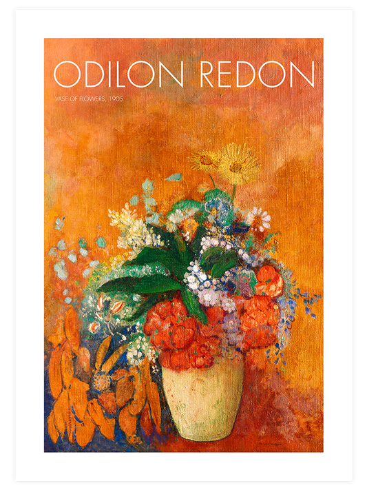 Odilon Redon Vase Of Flowers - Poster Seti Duo