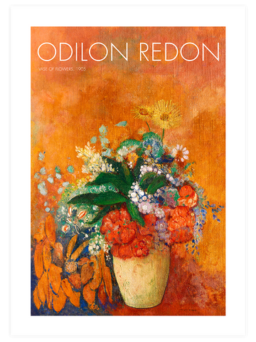 Odilon Redon Vase Of Flowers - Poster Seti Duo