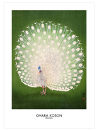 Ohara Koson Peacock & Moonlit - Poster Seti Duo