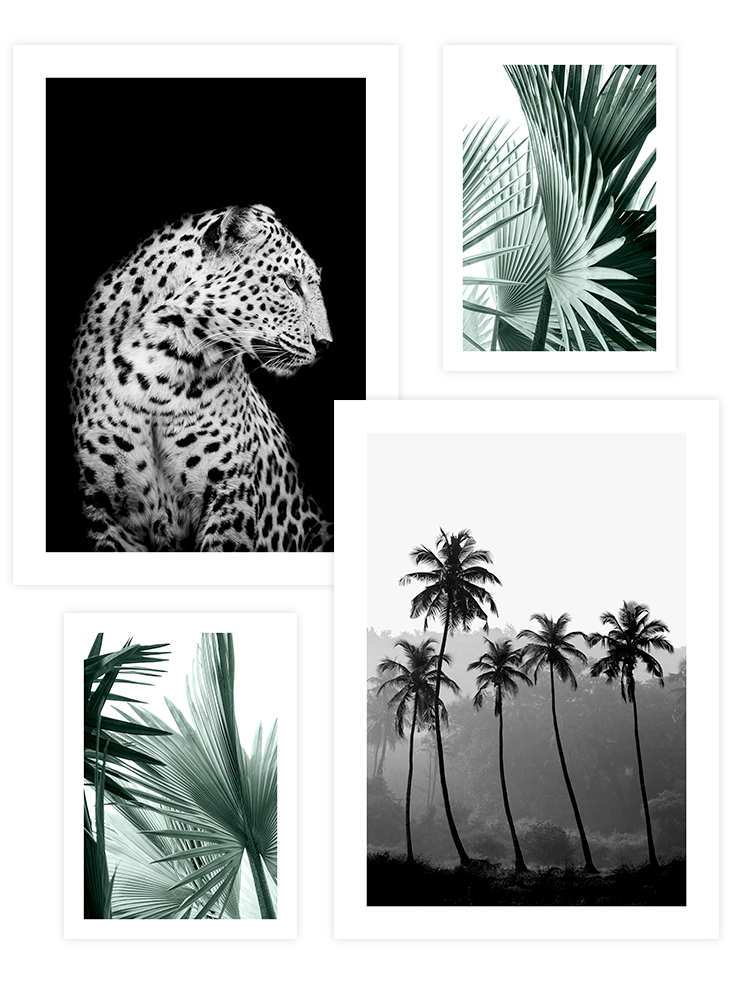 Green Elegance Poster Seti