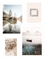 Happy & Mindful Life Poster Seti