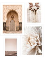 Beige Shades Poster Seti