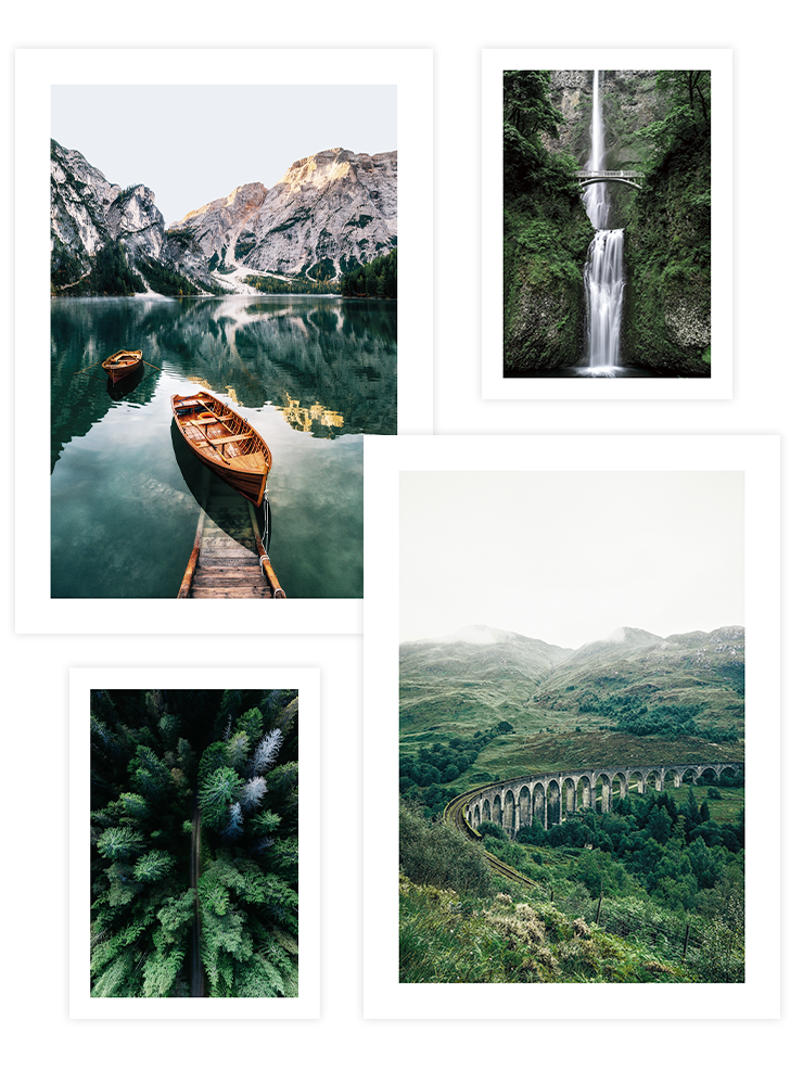 Naturally Green Poster Seti Ürün ana görseli