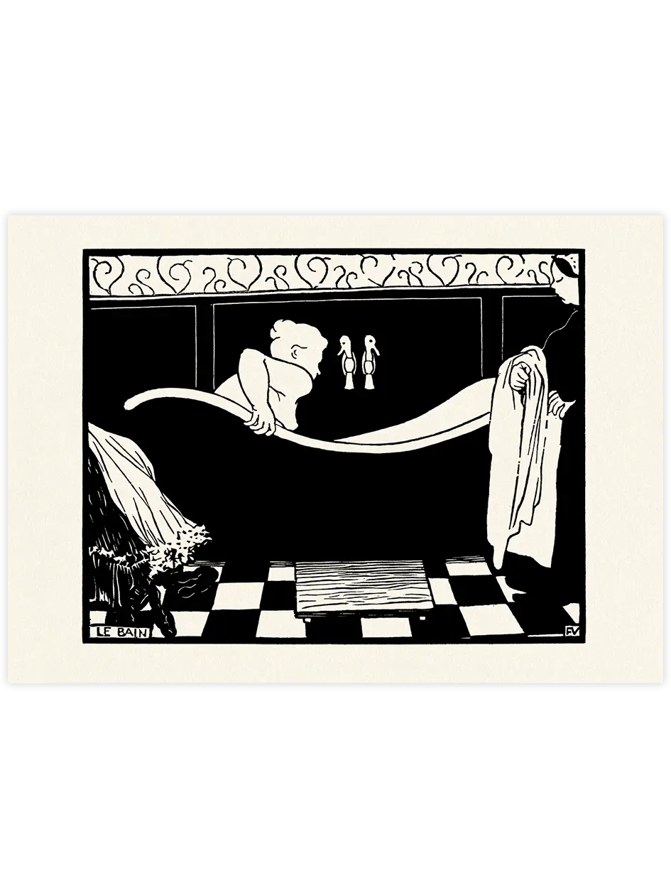 Félix Vallotton The Bath - Art Print Ünlü Ressamlar Poster