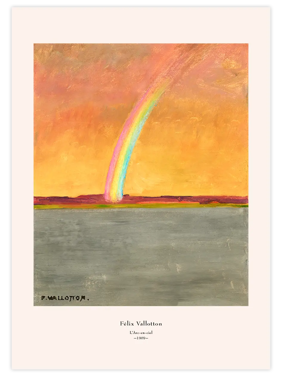 Félix Vallotton L’Arc-en-ciel - Art Print Ünlü Ressamlar Poster