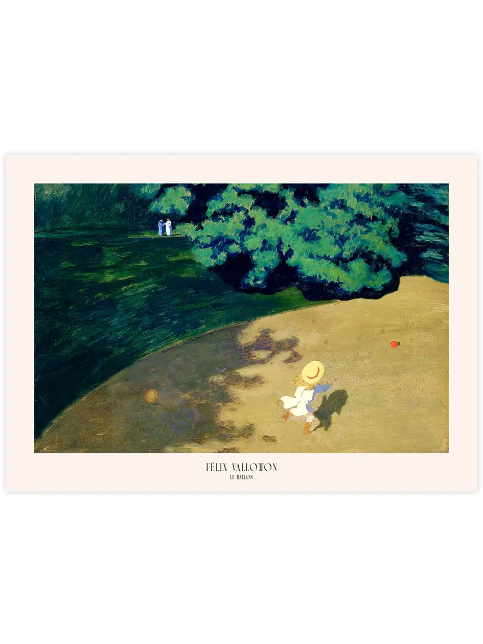 Félix Vallotton Le Ballon - Art Print Ünlü Ressamlar Poster