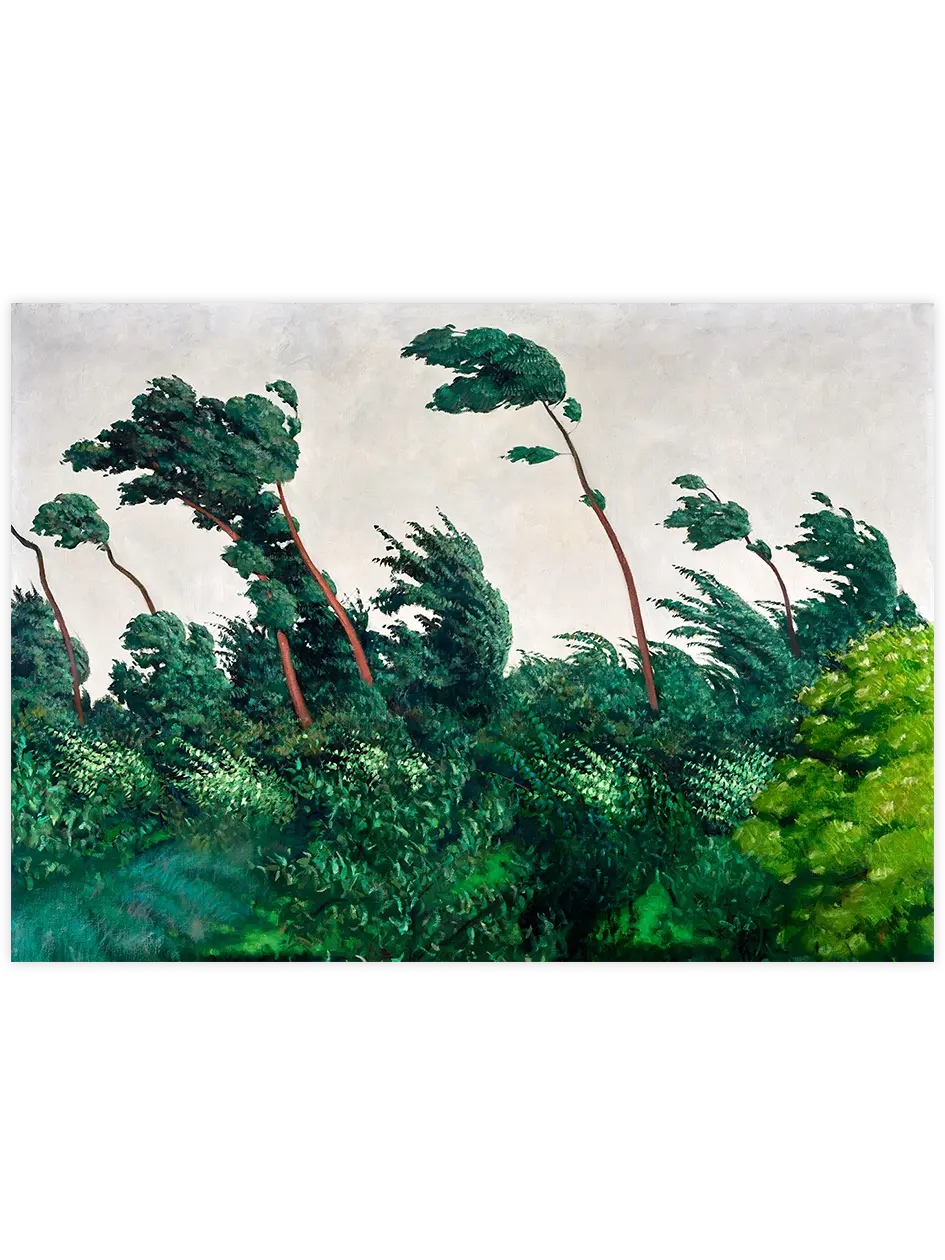Felix Vallotton The Wind - Art Print Ünlü Ressamlar Poster