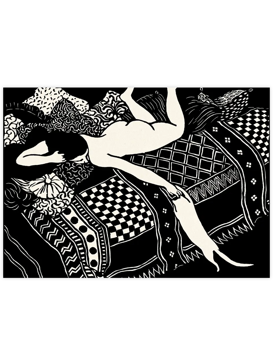 Felix Vallotton La Paresse - Art Print Ünlü Ressamlar Poster