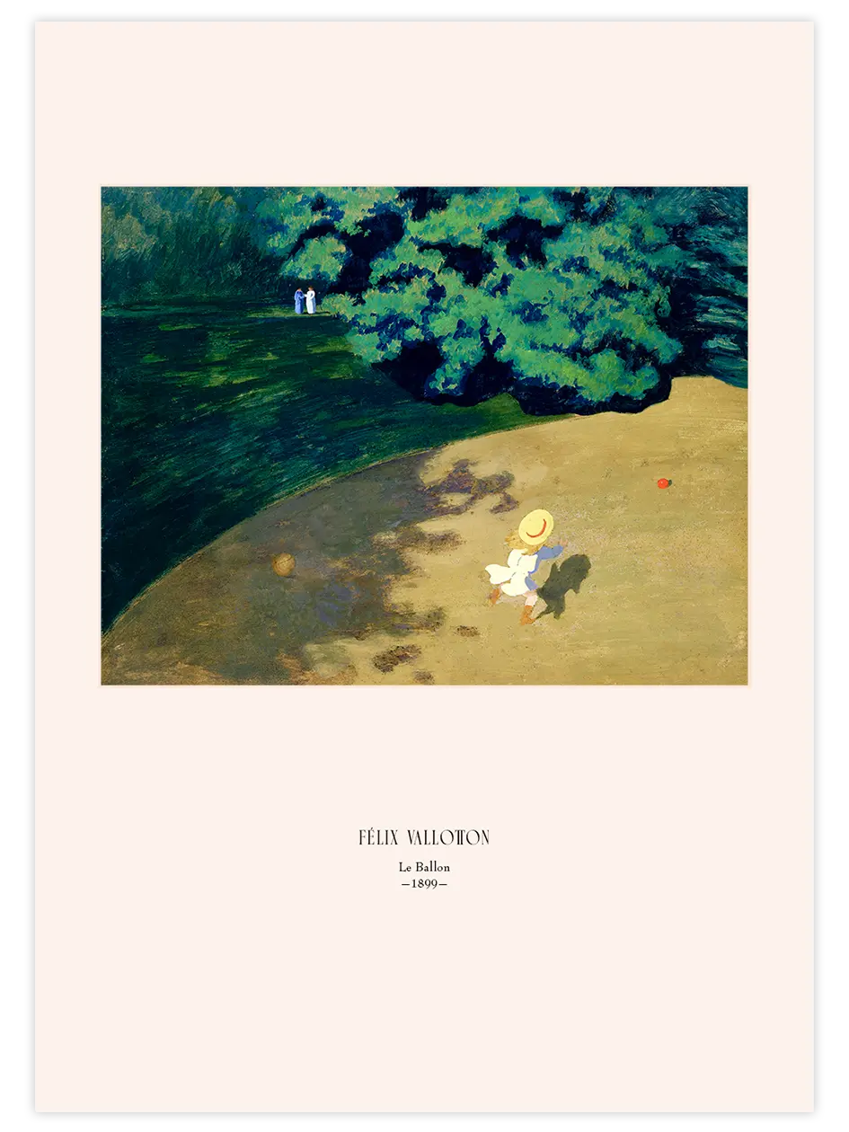 Félix Vallotton The Ball - Art Print Ünlü Ressamlar Poster