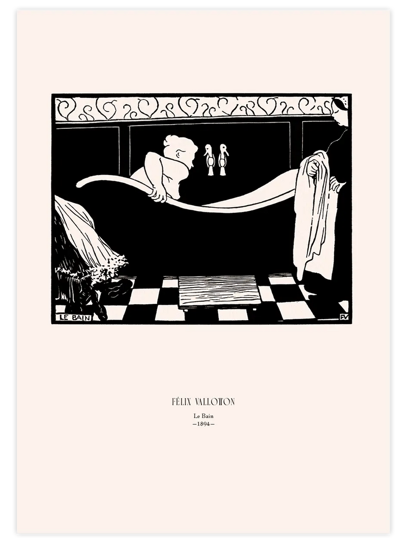 Félix Vallotton Le Bain - Art Print Ünlü Ressamlar Poster