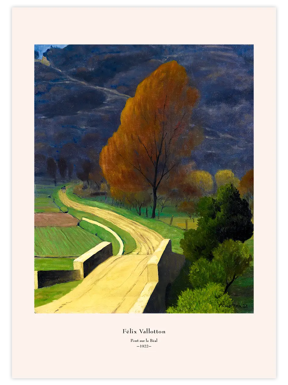 Félix Vallotton Pont sur le Béal - Art Print Ünlü Ressamlar Poster