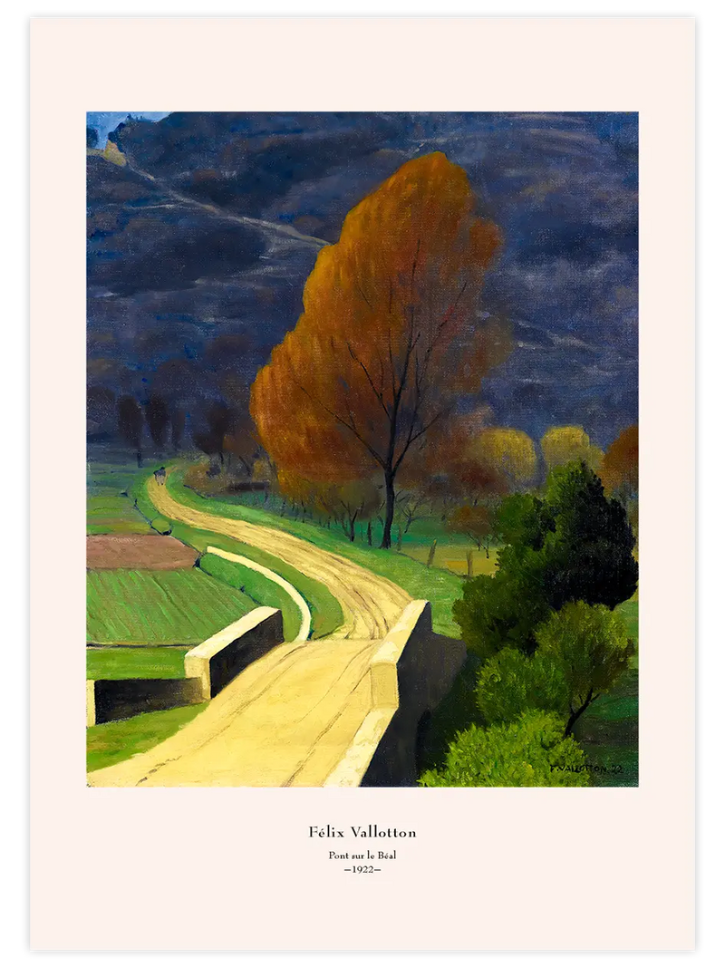 Félix Vallotton Pont sur le Béal - Art Print Ünlü Ressamlar Poster