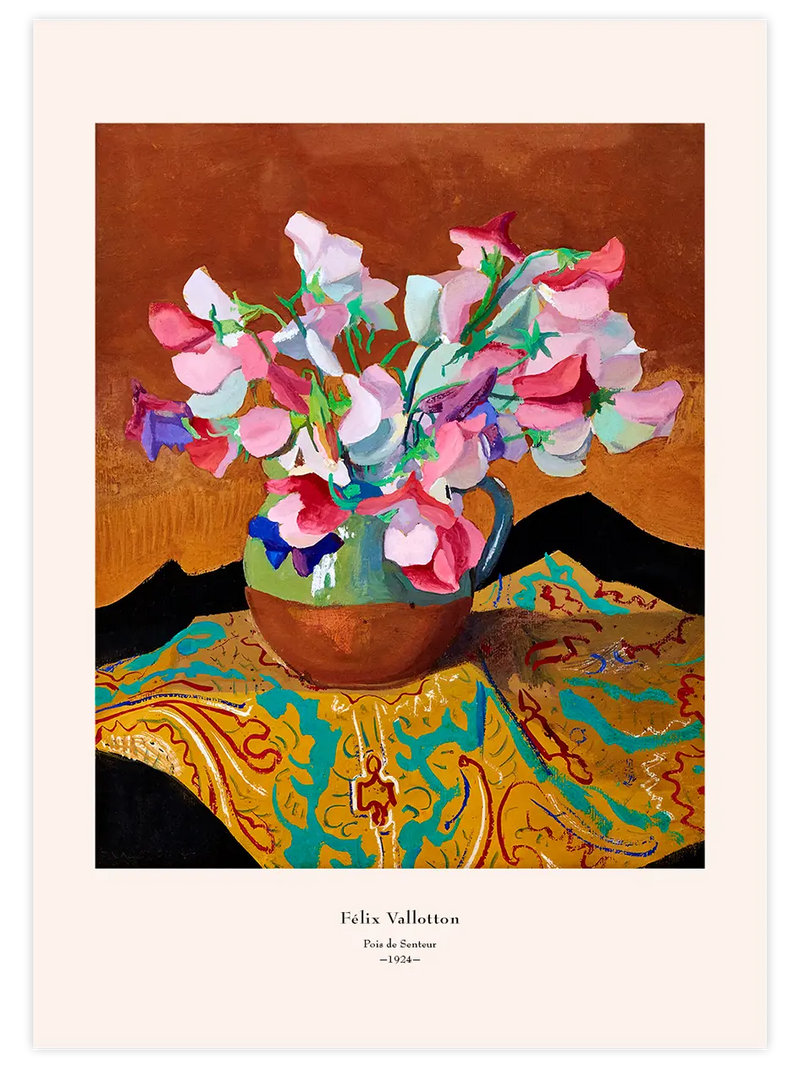 Félix Vallotton Pois de Senteur - Art Print Ünlü Ressamlar Poster