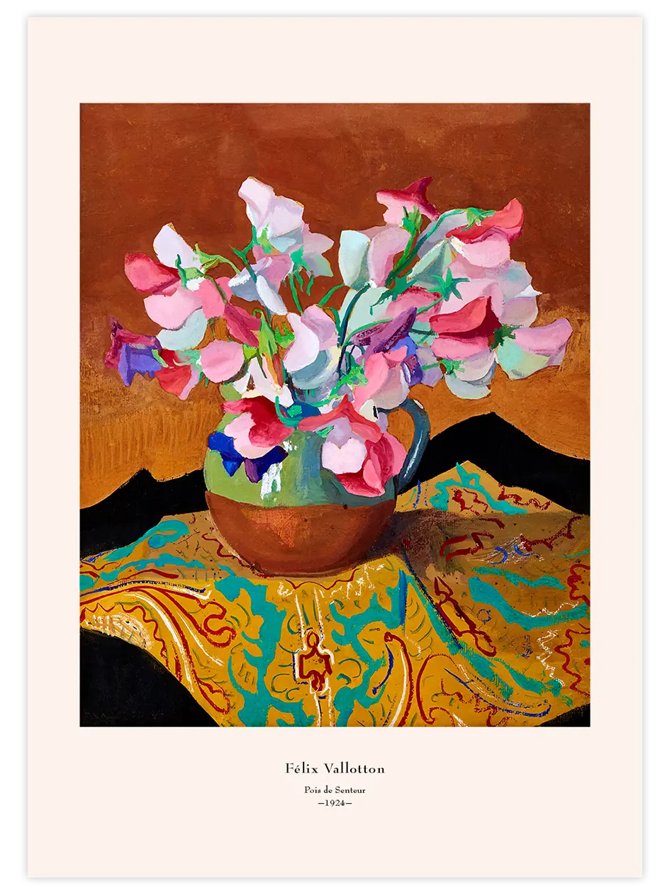 Félix Vallotton Pois de Senteur - Art Print Ürün ana görseli